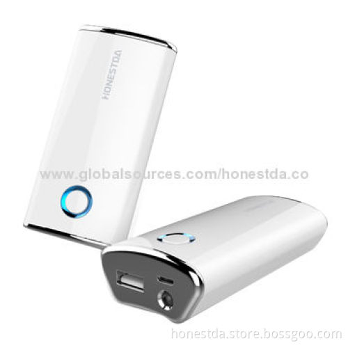 4,400mAh Portable Phone Power Bank for iPhone, with 4-5 Hours Charging Time, LED Flashlight
